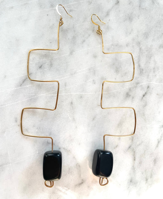 Square Wave Earrings